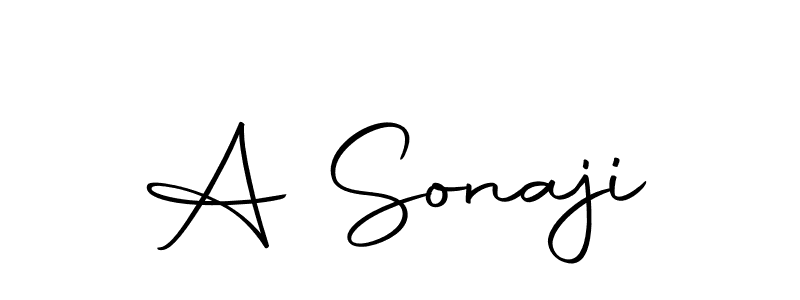 Make a beautiful signature design for name A Sonaji. With this signature (Autography-DOLnW) style, you can create a handwritten signature for free. A Sonaji signature style 10 images and pictures png