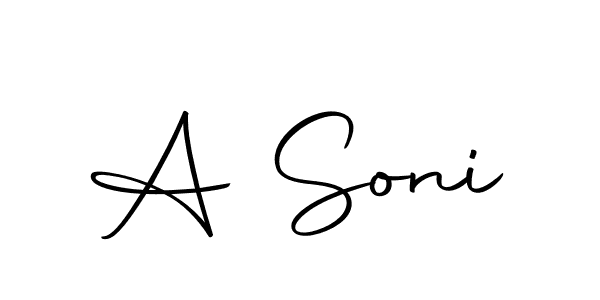 How to Draw A Soni signature style? Autography-DOLnW is a latest design signature styles for name A Soni. A Soni signature style 10 images and pictures png