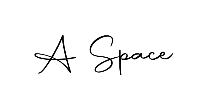 Also we have A Space name is the best signature style. Create professional handwritten signature collection using Autography-DOLnW autograph style. A Space signature style 10 images and pictures png