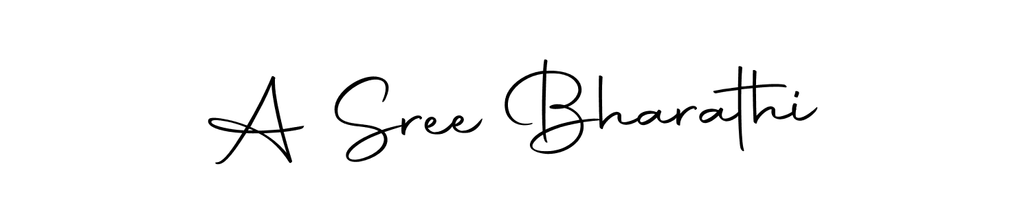 How to make A Sree Bharathi signature? Autography-DOLnW is a professional autograph style. Create handwritten signature for A Sree Bharathi name. A Sree Bharathi signature style 10 images and pictures png