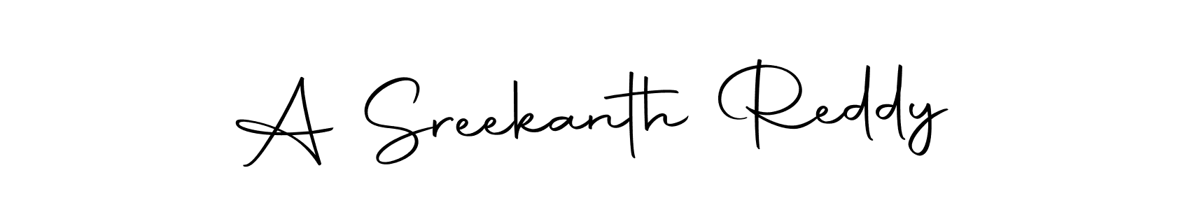 Make a beautiful signature design for name A Sreekanth Reddy. Use this online signature maker to create a handwritten signature for free. A Sreekanth Reddy signature style 10 images and pictures png