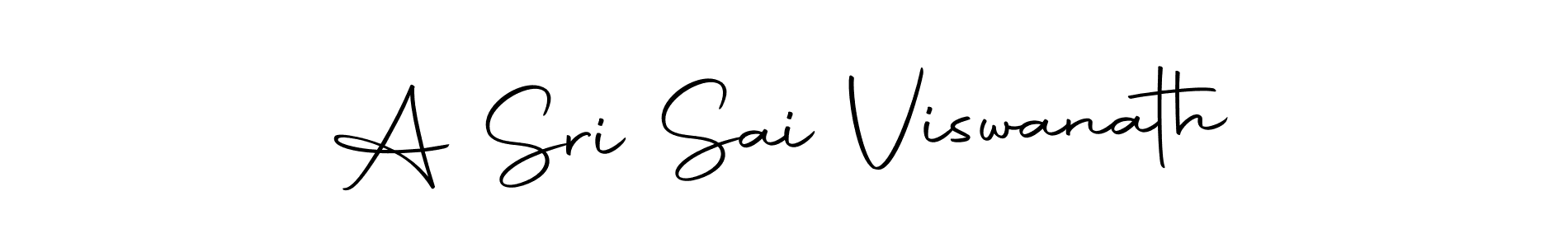 The best way (Autography-DOLnW) to make a short signature is to pick only two or three words in your name. The name A Sri Sai Viswanath include a total of six letters. For converting this name. A Sri Sai Viswanath signature style 10 images and pictures png