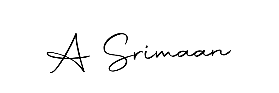 How to make A Srimaan signature? Autography-DOLnW is a professional autograph style. Create handwritten signature for A Srimaan name. A Srimaan signature style 10 images and pictures png