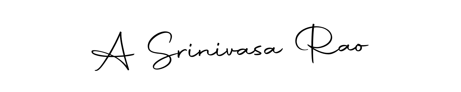 Make a beautiful signature design for name A Srinivasa Rao. With this signature (Autography-DOLnW) style, you can create a handwritten signature for free. A Srinivasa Rao signature style 10 images and pictures png