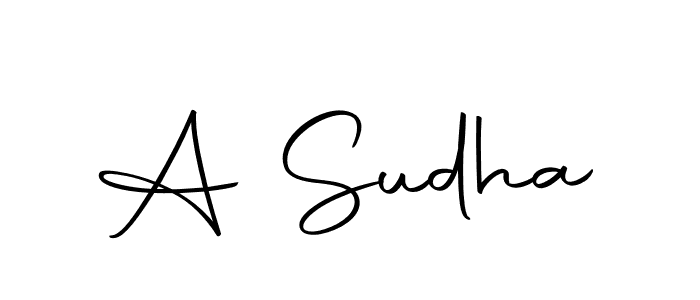 Similarly Autography-DOLnW is the best handwritten signature design. Signature creator online .You can use it as an online autograph creator for name A Sudha. A Sudha signature style 10 images and pictures png