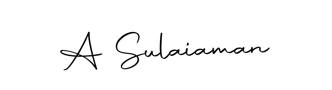 You can use this online signature creator to create a handwritten signature for the name A Sulaiaman. This is the best online autograph maker. A Sulaiaman signature style 10 images and pictures png
