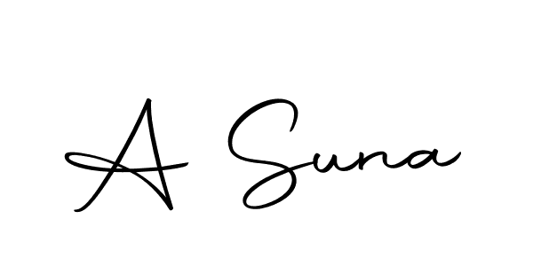 Also we have A Suna name is the best signature style. Create professional handwritten signature collection using Autography-DOLnW autograph style. A Suna signature style 10 images and pictures png