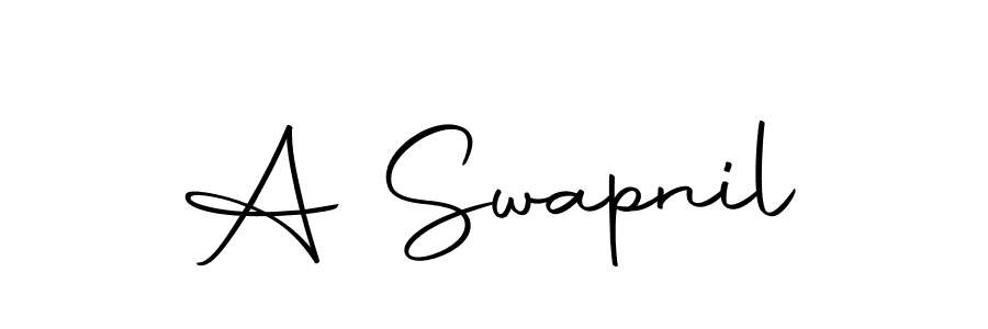 This is the best signature style for the A Swapnil name. Also you like these signature font (Autography-DOLnW). Mix name signature. A Swapnil signature style 10 images and pictures png