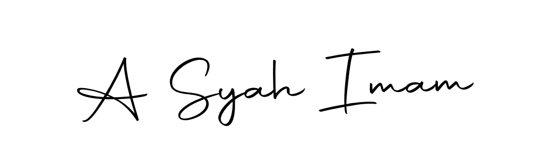 Make a beautiful signature design for name A Syah Imam. Use this online signature maker to create a handwritten signature for free. A Syah Imam signature style 10 images and pictures png