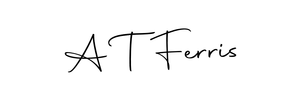 It looks lik you need a new signature style for name A T Ferris. Design unique handwritten (Autography-DOLnW) signature with our free signature maker in just a few clicks. A T Ferris signature style 10 images and pictures png