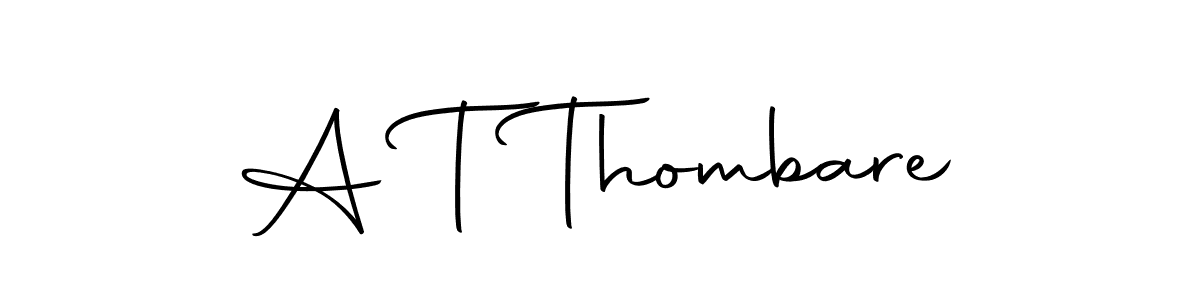 if you are searching for the best signature style for your name A T Thombare. so please give up your signature search. here we have designed multiple signature styles  using Autography-DOLnW. A T Thombare signature style 10 images and pictures png