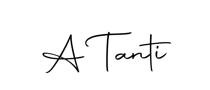 The best way (Autography-DOLnW) to make a short signature is to pick only two or three words in your name. The name A Tanti include a total of six letters. For converting this name. A Tanti signature style 10 images and pictures png