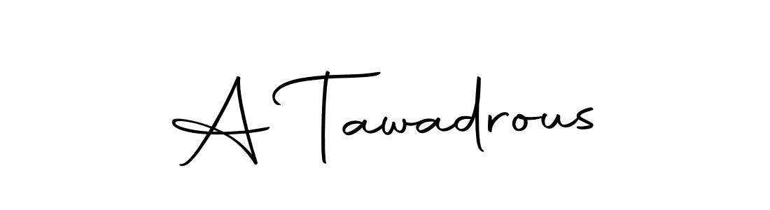 Also You can easily find your signature by using the search form. We will create A Tawadrous name handwritten signature images for you free of cost using Autography-DOLnW sign style. A Tawadrous signature style 10 images and pictures png
