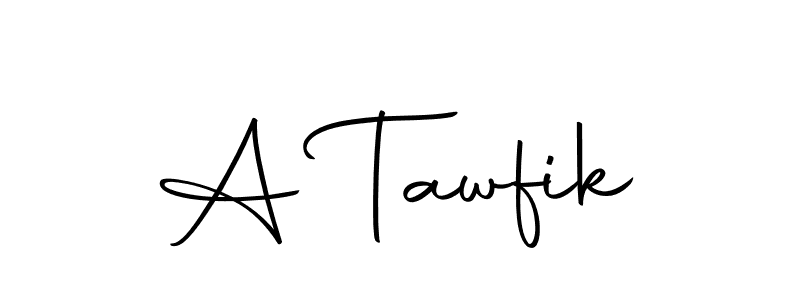 Create a beautiful signature design for name A Tawfik. With this signature (Autography-DOLnW) fonts, you can make a handwritten signature for free. A Tawfik signature style 10 images and pictures png