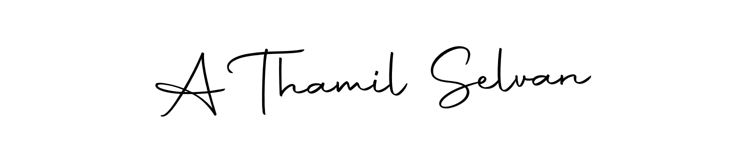 A Thamil Selvan stylish signature style. Best Handwritten Sign (Autography-DOLnW) for my name. Handwritten Signature Collection Ideas for my name A Thamil Selvan. A Thamil Selvan signature style 10 images and pictures png