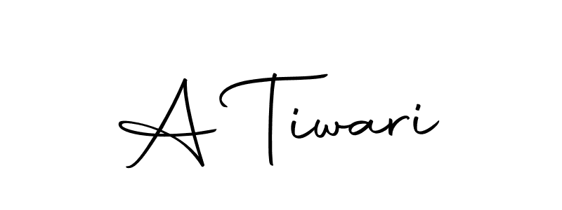 A Tiwari stylish signature style. Best Handwritten Sign (Autography-DOLnW) for my name. Handwritten Signature Collection Ideas for my name A Tiwari. A Tiwari signature style 10 images and pictures png