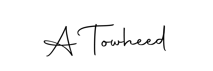 The best way (Autography-DOLnW) to make a short signature is to pick only two or three words in your name. The name A Towheed include a total of six letters. For converting this name. A Towheed signature style 10 images and pictures png