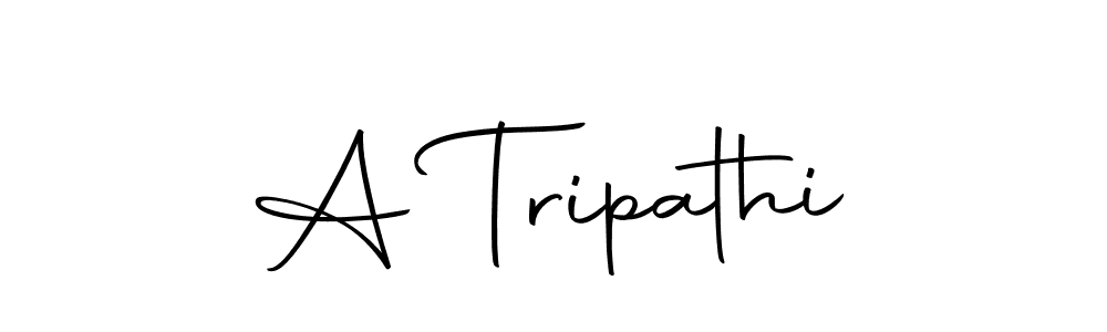 Make a beautiful signature design for name A Tripathi. With this signature (Autography-DOLnW) style, you can create a handwritten signature for free. A Tripathi signature style 10 images and pictures png