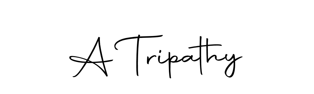 This is the best signature style for the A Tripathy name. Also you like these signature font (Autography-DOLnW). Mix name signature. A Tripathy signature style 10 images and pictures png