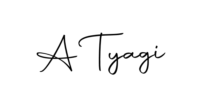 Make a beautiful signature design for name A Tyagi. Use this online signature maker to create a handwritten signature for free. A Tyagi signature style 10 images and pictures png