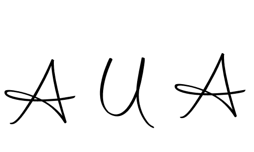 How to Draw A U A signature style? Autography-DOLnW is a latest design signature styles for name A U A. A U A signature style 10 images and pictures png