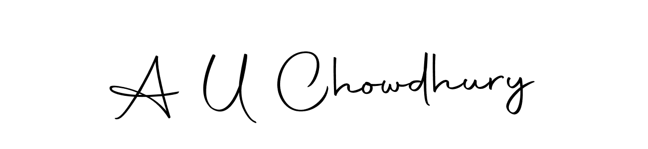 This is the best signature style for the A U Chowdhury name. Also you like these signature font (Autography-DOLnW). Mix name signature. A U Chowdhury signature style 10 images and pictures png