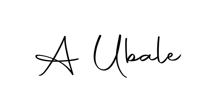 Best and Professional Signature Style for A Ubale. Autography-DOLnW Best Signature Style Collection. A Ubale signature style 10 images and pictures png