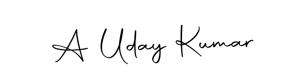 You can use this online signature creator to create a handwritten signature for the name A Uday Kumar. This is the best online autograph maker. A Uday Kumar signature style 10 images and pictures png