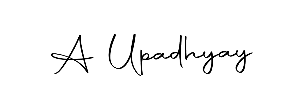 How to make A Upadhyay signature? Autography-DOLnW is a professional autograph style. Create handwritten signature for A Upadhyay name. A Upadhyay signature style 10 images and pictures png