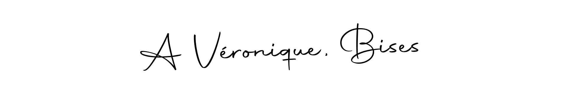 Make a beautiful signature design for name A Véronique, Bises. Use this online signature maker to create a handwritten signature for free. A Véronique, Bises signature style 10 images and pictures png