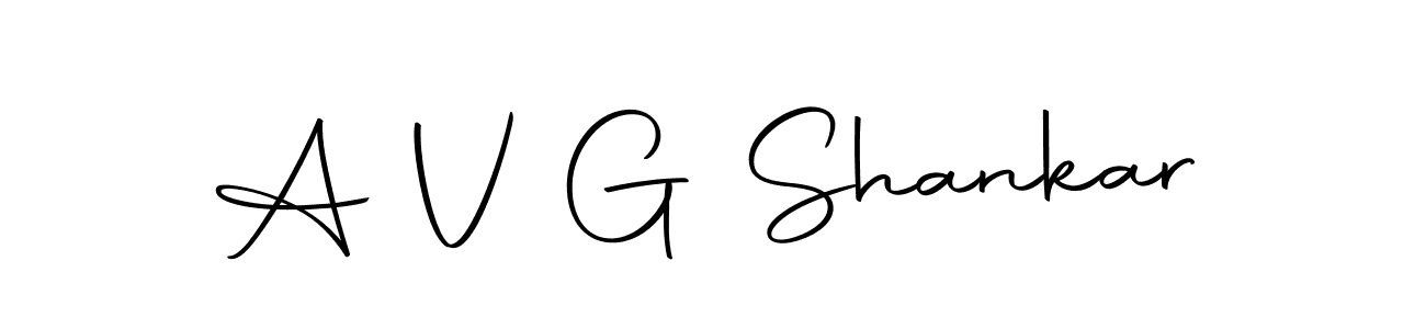 You should practise on your own different ways (Autography-DOLnW) to write your name (A V G Shankar) in signature. don't let someone else do it for you. A V G Shankar signature style 10 images and pictures png