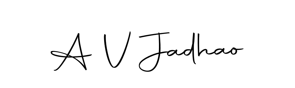Best and Professional Signature Style for A V Jadhao. Autography-DOLnW Best Signature Style Collection. A V Jadhao signature style 10 images and pictures png
