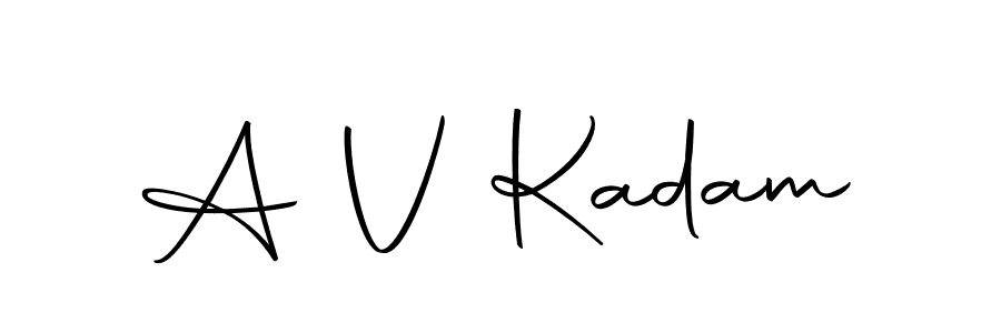 Autography-DOLnW is a professional signature style that is perfect for those who want to add a touch of class to their signature. It is also a great choice for those who want to make their signature more unique. Get A V Kadam name to fancy signature for free. A V Kadam signature style 10 images and pictures png