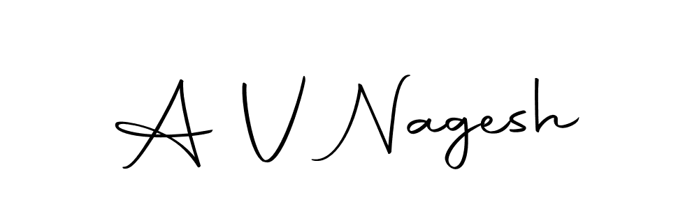 Similarly Autography-DOLnW is the best handwritten signature design. Signature creator online .You can use it as an online autograph creator for name A V Nagesh. A V Nagesh signature style 10 images and pictures png