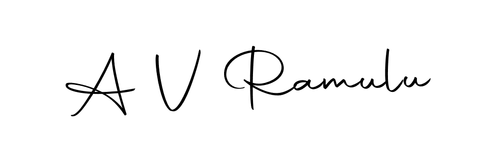 Make a short A V Ramulu signature style. Manage your documents anywhere anytime using Autography-DOLnW. Create and add eSignatures, submit forms, share and send files easily. A V Ramulu signature style 10 images and pictures png