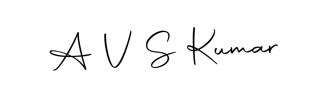 How to make A V S Kumar signature? Autography-DOLnW is a professional autograph style. Create handwritten signature for A V S Kumar name. A V S Kumar signature style 10 images and pictures png