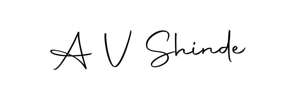 You can use this online signature creator to create a handwritten signature for the name A V Shinde. This is the best online autograph maker. A V Shinde signature style 10 images and pictures png