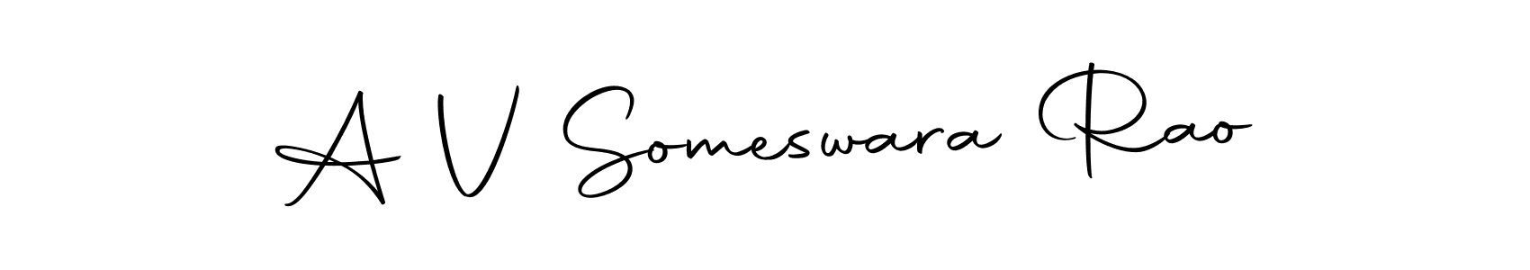 A V Someswara Rao stylish signature style. Best Handwritten Sign (Autography-DOLnW) for my name. Handwritten Signature Collection Ideas for my name A V Someswara Rao. A V Someswara Rao signature style 10 images and pictures png