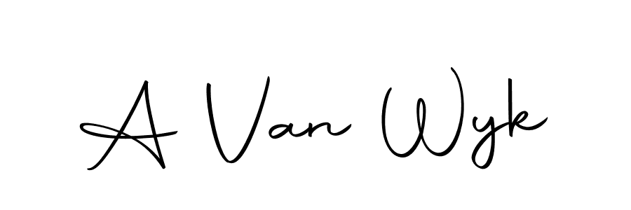 if you are searching for the best signature style for your name A Van Wyk. so please give up your signature search. here we have designed multiple signature styles  using Autography-DOLnW. A Van Wyk signature style 10 images and pictures png