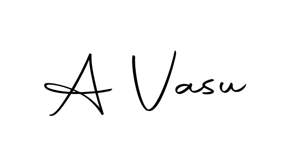 Use a signature maker to create a handwritten signature online. With this signature software, you can design (Autography-DOLnW) your own signature for name A Vasu. A Vasu signature style 10 images and pictures png