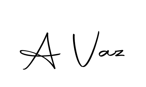 How to make A Vaz signature? Autography-DOLnW is a professional autograph style. Create handwritten signature for A Vaz name. A Vaz signature style 10 images and pictures png