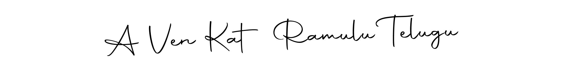 The best way (Autography-DOLnW) to make a short signature is to pick only two or three words in your name. The name A Ven Kat Ramulu Telugu include a total of six letters. For converting this name. A Ven Kat Ramulu Telugu signature style 10 images and pictures png