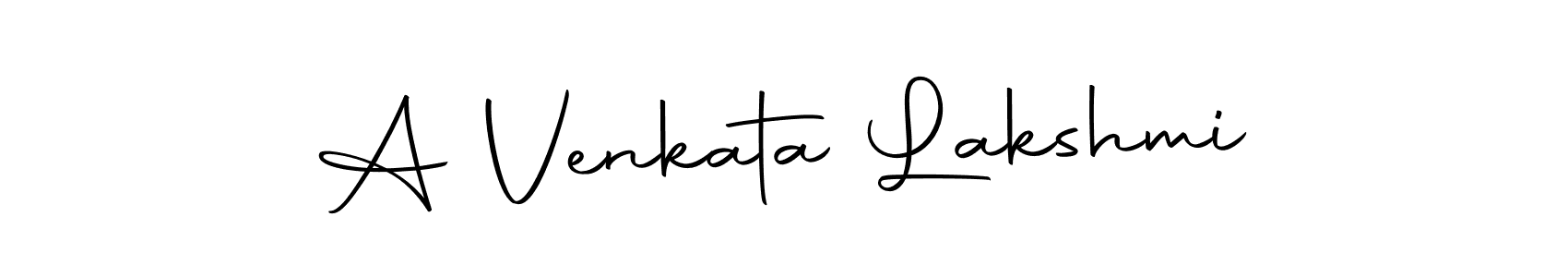 Make a beautiful signature design for name A Venkata Lakshmi. With this signature (Autography-DOLnW) style, you can create a handwritten signature for free. A Venkata Lakshmi signature style 10 images and pictures png