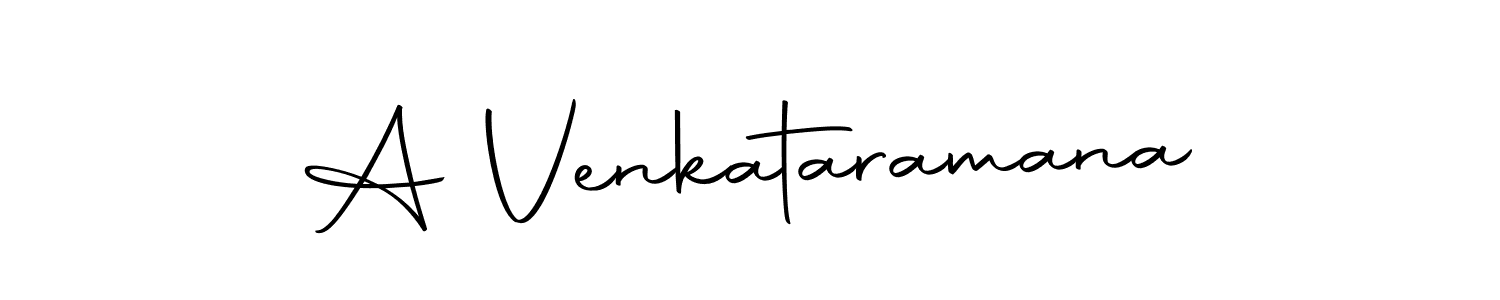 Design your own signature with our free online signature maker. With this signature software, you can create a handwritten (Autography-DOLnW) signature for name A Venkataramana. A Venkataramana signature style 10 images and pictures png