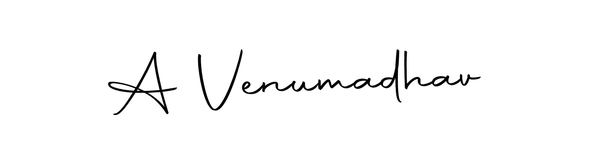 Make a beautiful signature design for name A Venumadhav. With this signature (Autography-DOLnW) style, you can create a handwritten signature for free. A Venumadhav signature style 10 images and pictures png