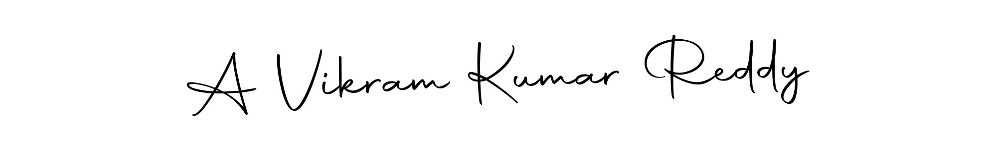 Make a beautiful signature design for name A Vikram Kumar Reddy. Use this online signature maker to create a handwritten signature for free. A Vikram Kumar Reddy signature style 10 images and pictures png