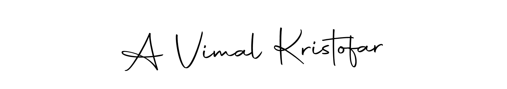 You can use this online signature creator to create a handwritten signature for the name A Vimal Kristofar. This is the best online autograph maker. A Vimal Kristofar signature style 10 images and pictures png