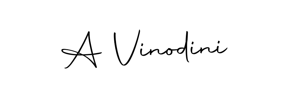 Use a signature maker to create a handwritten signature online. With this signature software, you can design (Autography-DOLnW) your own signature for name A Vinodini. A Vinodini signature style 10 images and pictures png