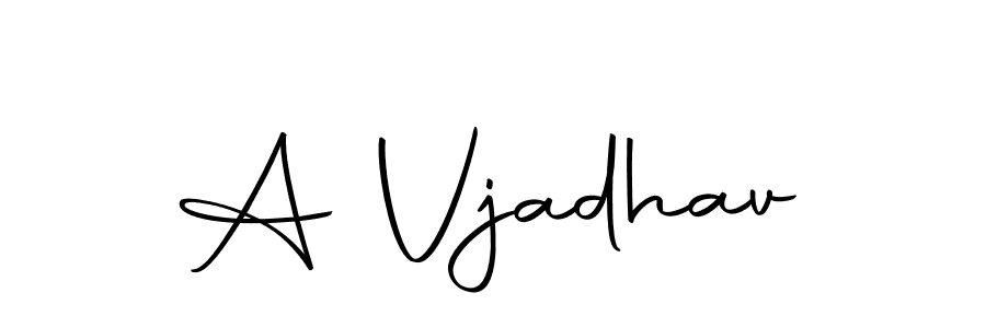 Best and Professional Signature Style for A Vjadhav. Autography-DOLnW Best Signature Style Collection. A Vjadhav signature style 10 images and pictures png