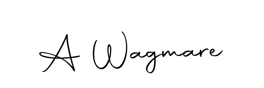 You should practise on your own different ways (Autography-DOLnW) to write your name (A Wagmare) in signature. don't let someone else do it for you. A Wagmare signature style 10 images and pictures png